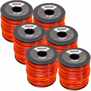 6er-Pack 5 Pfund 0,095 quadratisch rot kommerzielle Saitenschneiderlinie für Echo Stihl Redmax - Bild 1 von 4