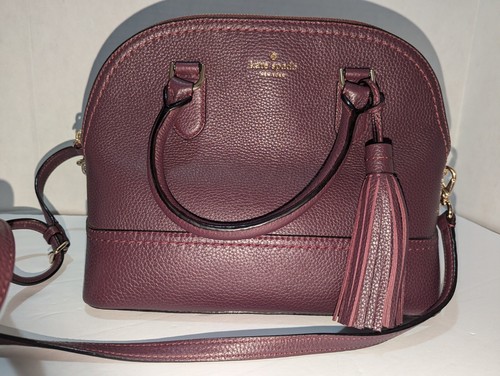 Borsa a tracolla in pelle a cupola Kate Spade nuova con etichette Carli Mcall St