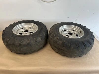 2007 Yamaha Grizzly 450 Rear Wheels & Tires Rims B98 - Изображение 1 из 4