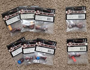 3Racing Normal 5mm LED Light ~ LOT OF 8 ~Red, Blue, Orange, White RC4WD AXIAL RC