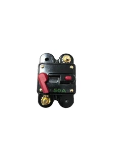 50AMP 12V DC Reset Circuit Breaker For Car Auto Marine Stereo Audio - Picture 1 of 2