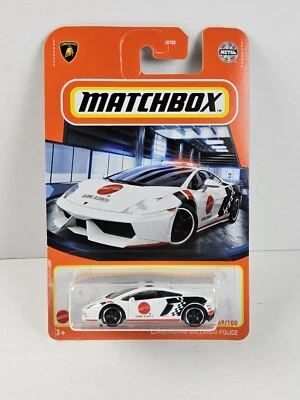 2021 Matchbox #69 Lamborghini Gallardo Police #69 Diecast Car Exotic GVX79 NEW - Изображение 1 из 4