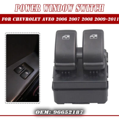 Interruptor de ventana eléctrica 96652187 para Chevrolet Aveo Barina G3 2006 2007 2008-2011 Foto 1 de 4