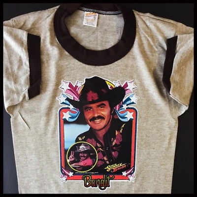 Camiseta De Colección NOS Años 80 Burt Reynolds Smokey Bandit Vaquero Country Western Trans Am Foto 1 de 4