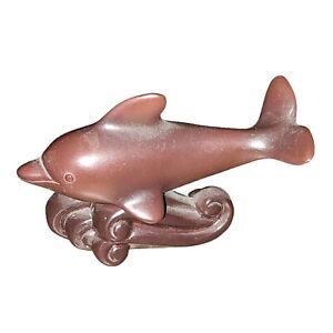 Lenox Dolphin Figurine 4 inches Brown