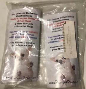 Purdy Paws Dog Nail Caps, Covers to Prevent Scratching, Size 3X, 2 pkgs - Picture 1 of 4