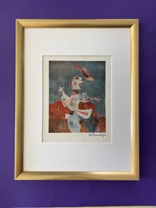 RUFINO TAMAYO + 1952 Awesome Signed Print Ltd. Edition New Gold 16x12in. Frame - Picture 1 of 4