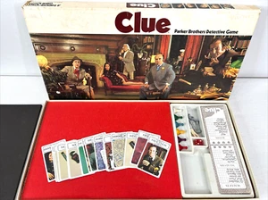 1970s Clue Board Game By Parker Brothers REPLACEMENT PARTS Family Game Night GUC - Picture 1 of 11