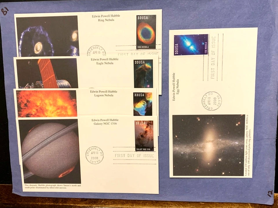 5 FDC US SPACE AND GALAXY COVERS-FINE FREE SHIPPING - Image 1 of 2