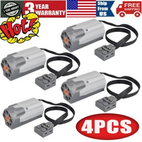 4X Electric Power Functions For LEGO 8883 M Motor Assembled Building Block Toy