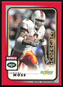 2001 Score #296 Santana Moss Scorecard #/469 SN New York Jets - Bild 1 von 2