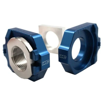 Works Connection KTM/Husqvarna Blue Elite Axle Blocks - image 1 of 2