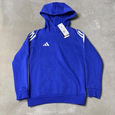 Adidas Sudadera con Capucha Juvenil Pequeña Azul Tiro23L Sudadera Fútbol Pullover Canguro Foto 1 de 4