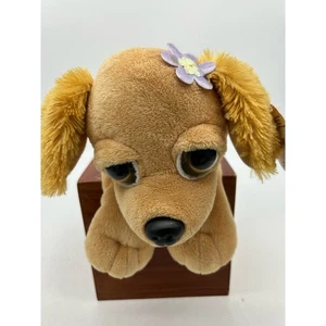 The Petting Zoo Bright Eyes Mädchen Hund Welpe mit Schleife 13 Zoll Neu mit Etikett - Bild 1 von 5