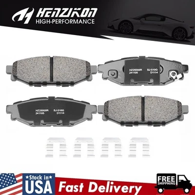 Pastillas de freno traseras de cerámica para Subaru Forester Impreza Outback Legacy XV Crosstrek$ Foto 1 de 4