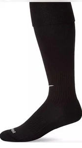 Nike Black Classic Cushioned Over The Calf Soccer Socks Men's Size M L92422 - Picture 1 of 3