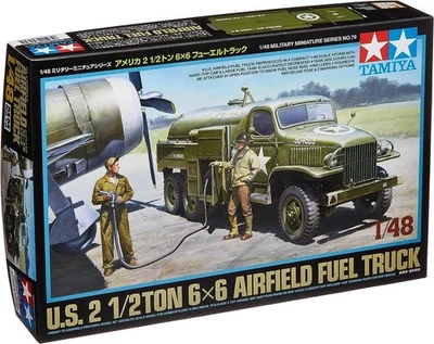 Tamiya 1/48 Military Miniature Series No. 79 U.S. Army 1/2-Ton 6x6 Fuel Truck Pl - Image 1 of 4