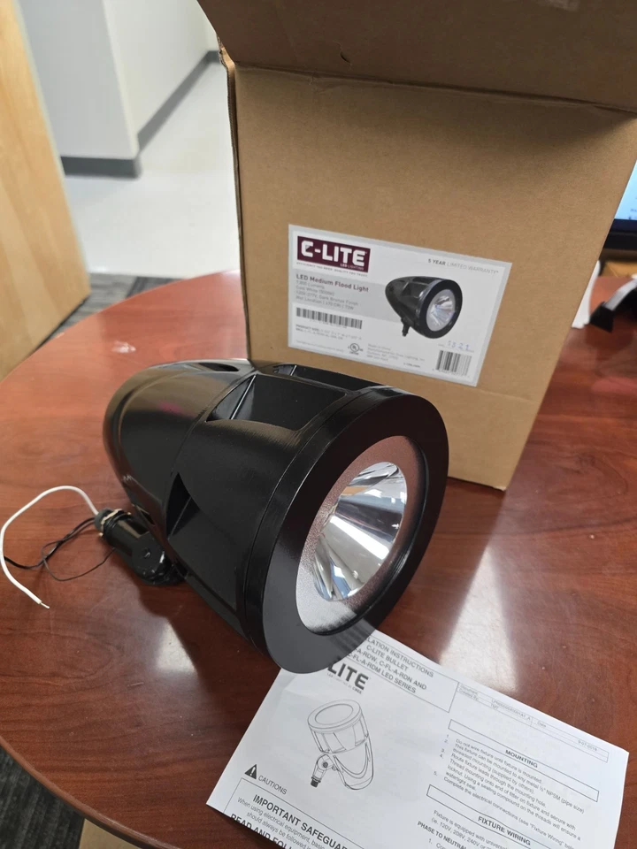 C-Lite LED Flood Light 7800 Lumens, Cool White, 5000K Dark Bronze 72W - Image 1 of 1