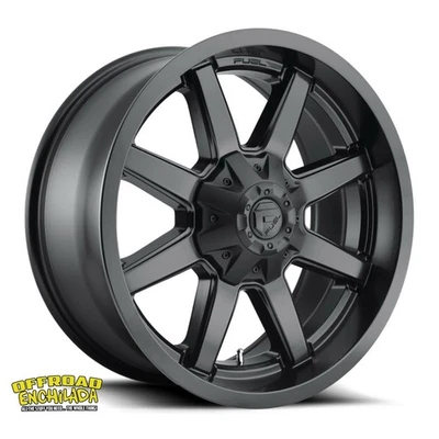 6/ 20x10"/20X8.25" Fuel OffRoad Maverick Super Single Dually Wheels Ram 3500 DRW Foto 1 de 4