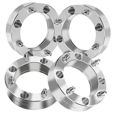  Espaciadores de rueda 4x156 2" ATV para Polaris RZR 900 2015-2017, 2 pulgadas plateados Foto 1 de 4