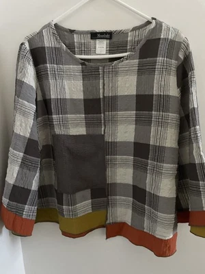 Top boho de crepé Moonlight Y & S manga acampanada talla L Foto 1 de 4