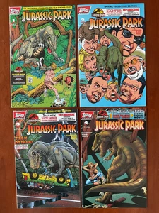 Jurassic Park #1-4 Special Collectors Edition (1993) Topps Comics Complete Set - Picture 1 of 7
