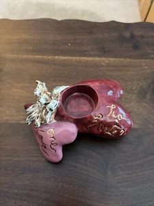 Blue Sky / Heather Goldminc / Two Hearts One Love/ Cats Candle Holder/ Valentine - Picture 1 of 5