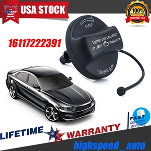 1x Fuel Gas Tank Filler Cap Cover For BMW 740i F01 2011-2014 With Tether US Ship - Picture 1 of 12