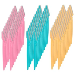 60Pcs Eyebrow Razors Multipurpose Exfoliating Dermaplaning Tool Face Razor US - Picture 1 of 4