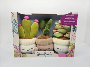 Greenhouse by Russ 12 Inch Plush Plants 3-pack Succulents Officially Licensed - Picture 1 of 6