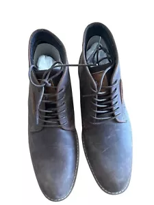 Arkbird Herren Oxford Premium Leder Chukka Elegant Mittelhohe Stiefel Kaffeebraun 13 Neu ohne Karton - Bild 1 von 18