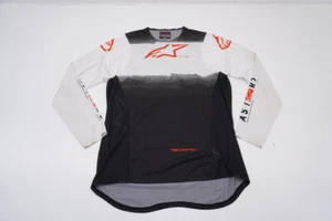 Alpinestarts Supertech Motocross Jersey Mens 2XL Black White - Picture 1 of 18