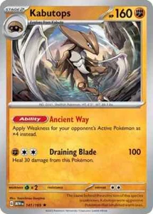 Kabutops - 141/165 - Juego de cartas coleccionables Pokémon Escarlata y Violeta 151 - LP - Holo Raro - Imagen 1 de 1