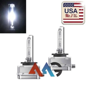 (1 Pair) D3C D3R D3S 6000K White HID Xenon Headlight OEM Replacement Light Bulb - Bild 1 von 9