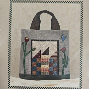 π¦ Kimie's Quilts Townhouse Tote Pattern by Indygo Junction 1999 πΌ - Picture 1 of 3