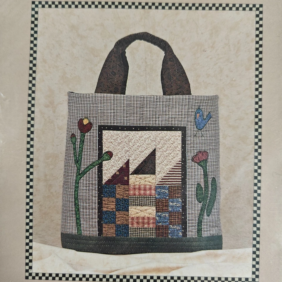 📦 Kimie's Quilts Townhouse Tote Pattern by Indygo Junction 1999 🌼 - Image 1 of 3
