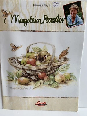 Lanarte Summer Fruit Marjolein Bastin Counted Cross Stitch Pattern 2000 NOS - Image 1 of 4