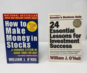 Posten 2 William O'Neil Bücher ~ Geld verdienen mit Aktien ~ Essential Lessons Investment - Bild 1 von 8