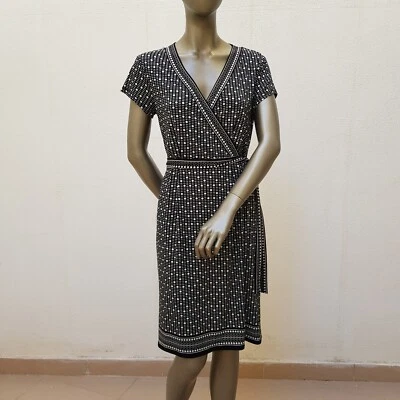 Hübsches Kleid von Max Studio, S, weiß, schwarz gepunktet - Bild 1 von 4