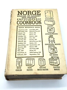 Norge Binding Of Culinary Arts Institute Enzyklopädisches Kochbuch 1950 Kochbuch - Bild 1 von 15