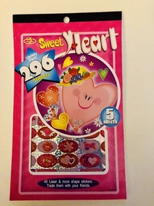 Sweet Heart Variety Sticker Book Includes 45 Laser Stickers - Imagen 1 de 4