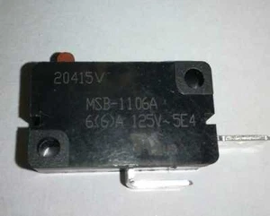 Microinterruptor 125V 6A JIABEN MSB-1106A 2 piezas - Imagen 1 de 5