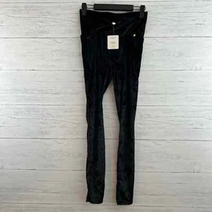 Fabletics Cross-Over-Leggings neu mit Etikett schwarz hochtailiert zerkleinert Velour Größe M - Bild 1 von 7