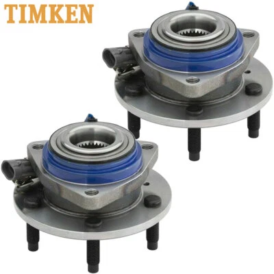 Buje de cojinete de rueda Timken 2 piezas para Chevy Impala Deville 2000-2012 2013 tracción delantera Foto 1 de 4