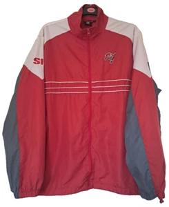 Reebok Windbreaker NFL Tampa Bay Buccaneers Shower Proof Jacke Mantel Vintage L - Bild 1 von 10