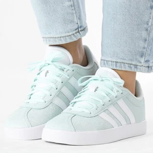 ADIDAS SCARPE VL COURT 3.0 K IH2406 RAGAZZA DONNA VERDE BIANCO DAL 36 AL 40 - Imagen 1 de 5