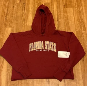 Florida State Seminoles Womens Crop Top Hoodie - Size Small New w/ tags Zoozatz - Picture 1 of 6