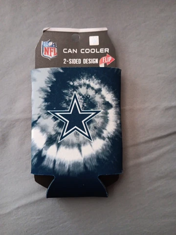 Dallas Cowboys NFL Tie Dye Can 12oz Collapsible Koozie Cover