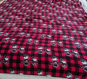 Manta de lana de Navidad Charlie Brown & Snoopy cacahuetes Berkshire - Imagen 1 de 5