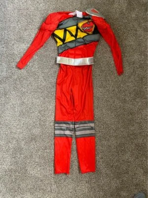 Power Ranger Dino Charge Rojo Ranger Niño Talla Pequeña 4 5 6 Pieza de Armadura de Hombro Foto 1 de 4